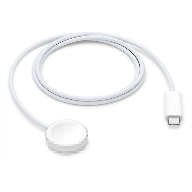 Reloj negro Cable de carga magnético USB de 3 pies (blanco) Base de cargador todo en uno