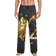 thumbnail image 1 of Balery 2025 Happy New Year 1 Pantalones de pijama para hombre, pijama ultraligero, pantalón de descanso-Small, 1 of 6