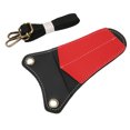 thumbnail image 4 of Funda Para Tijeras De Peluquería, Longitud Ajustable, Hebilla Firme, Almacenamiento Razonable, Funda Para Tijeras Para El Cabello, Bolsa De Cuero PU, Roja Para Barbería, 4 of 7