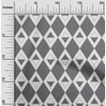 thumbnail image 2 of oneOone Silk Tabby Gray Fabric Check Argyle Sewing Craft Projects Fabric Prints By Yard 42 Inch Wide, 2 of 4
