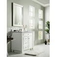 thumbnail image 5 of James Martin Furniture 157-V36-VV-3OCAR 36 in. Bristol Vintage Vanilla Single Bathroom Vanity with 3 cm Carrara White Top & Oval Sink, 5 of 6