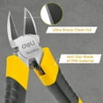 thumbnail image 4 of Deli 6-inch Heavy Duty Wire Cutters,Flush Cut Side Cutting Pliers with Ergonomic Grips, Ideal Wire Snips for Crafting, Floral, Electrical,Ultra Sharp & Powerful, 4 of 8