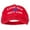 Red, variant on Kayak Hair Don't Care Embroidered Low Profile Cotton Cap - Red OSFM