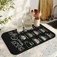 thumbnail image 4 of Fun Coffee Mat 19.5inx12in,Coffee Bar Mat for Countertops,Absorbent Hide Stain Anti-Slip Coffee Bar Accessories Fit Under Coffee Machine Mat,Dish Drying Mats for Kitchen, 4 of 6