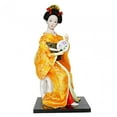 thumbnail image 4 of deevoka Ethnic Japanese Geisha Dolls 12 inch Kimono Dolls for Home Office Table Lady E, 4 of 9