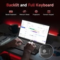 thumbnail image 6 of 17.3" IPS FHD Gaming Laptop 16GB DDR5 RAM 1TB SSD AMD Ryzen 5 6600H (Beat i7-1165G7 Up to 4.5GHz) Radeon 660M GPU with 100W Type-C Backlit Keyboard Fingerprint Gray, 6 of 7