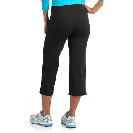 danskin now women's dri more performance semi fitted poly pants