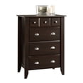 thumbnail image 3 of Bowery Hill Commode Transitionnelle à 4 Tiroirs en Bois d'Ingénierie, Couleur Chocolat Jamocha, 3 of 4