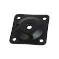 thumbnail image 3 of 48mmx48mmx2mm Iron Table Leg Mounting Plates Black 4pcs, 3 of 4