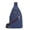Blue, variant on Mens Mini Crossbody Sling Bag Fashion Chest Shoulder Crossbody Chest Shoulder For Travel Bag