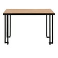 thumbnail image 4 of Home Roman Industrial Desk In Black Steel With Natural Wood Top, 4 of 7