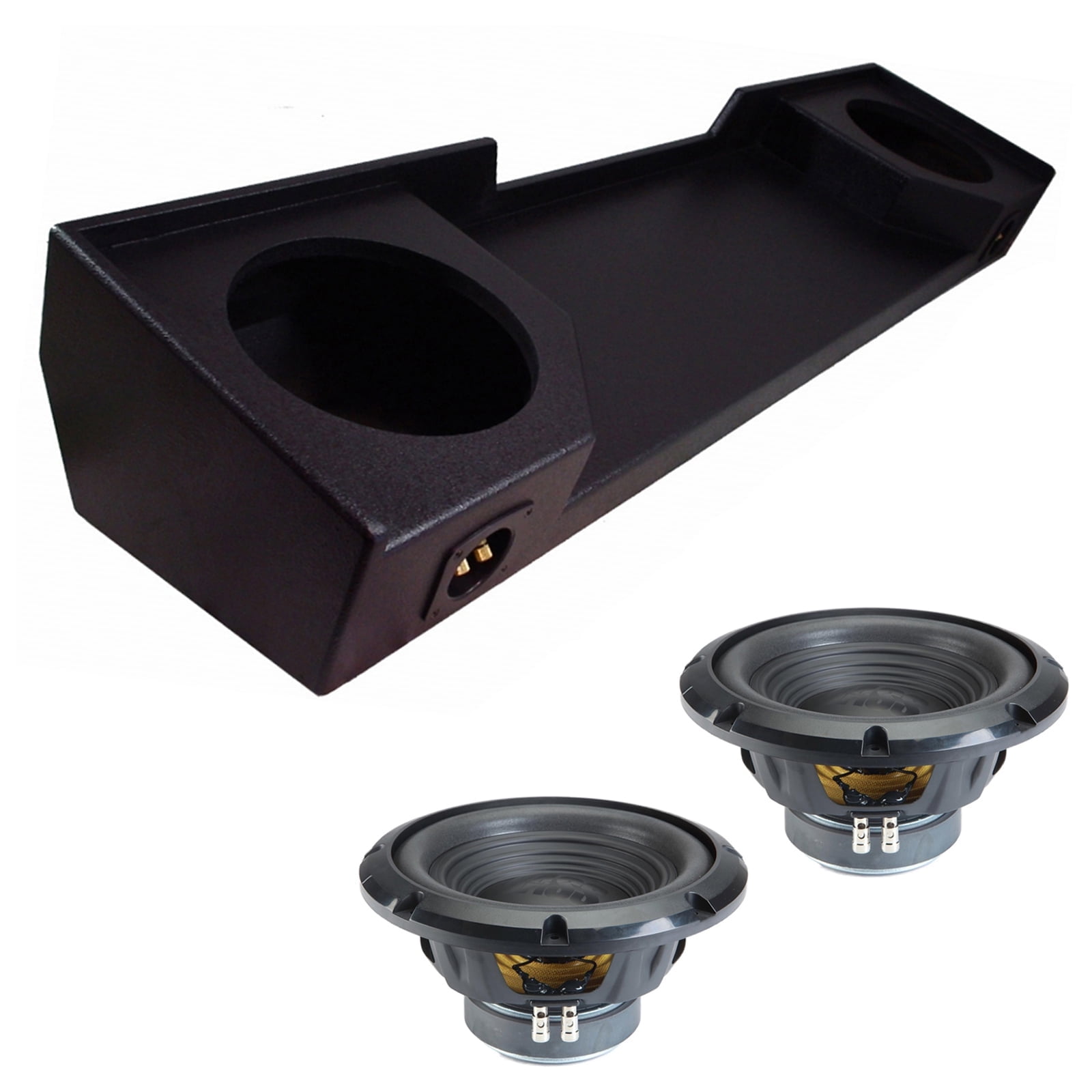 Hifonics BXS8D4 Brutus Shallow Mount Subwoofer (Black) ‚Äì 8 Inch
