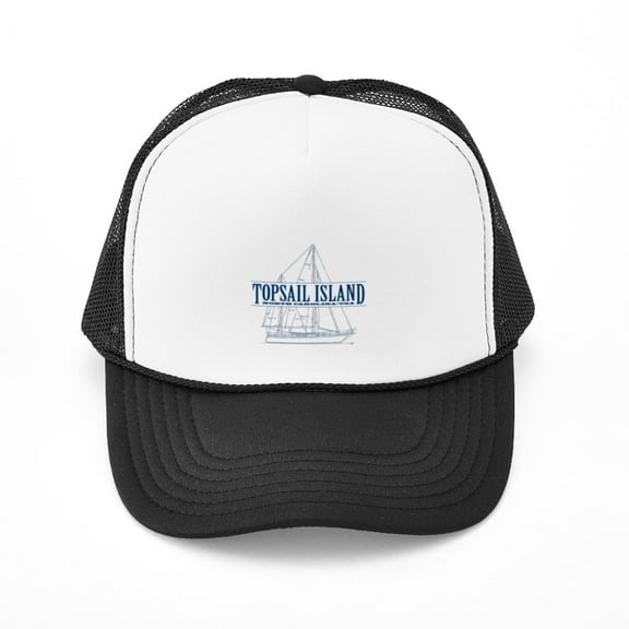 CafePress - Topsail Island - Adjustable Unisex Printed Trucker Hat with Mesh Back
