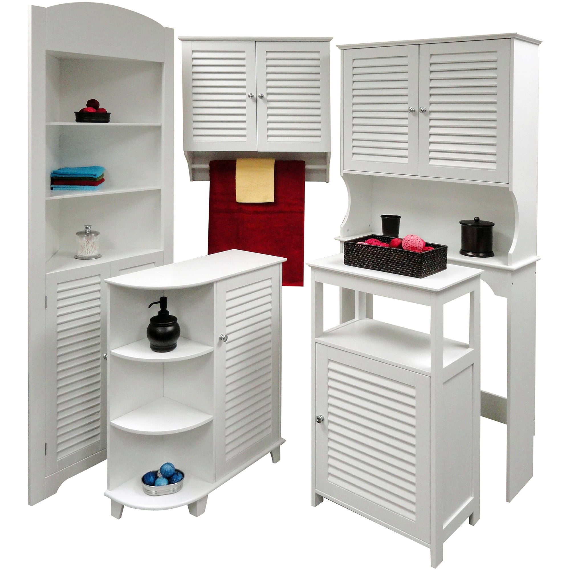 riverridge home ellsworth single door floor cabinet, white riverridge home ellsworth single door floor cabinet, white