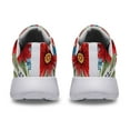 thumbnail image 4 of Patriotic Floral Shoes 4th Of July Print Sneakers Lightweight Comfortable Running Shoes for Men Women White Size 9.5, 4 of 7