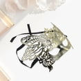 thumbnail image 4 of Unique Bargains 1 Pc Eagle Party Mask Gold Tone Plastic, 4 of 5