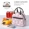 thumbnail image 5 of Naloa Love Rabbit Print Lunch Bag for Women & Men Insulated Lunch Box or Cooler Lunch Tote Bags for Work, Travel, Outdoor, 5 of 5