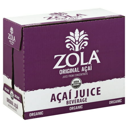 Zola Zola  Acai Juice Beverage, 8 ea