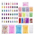thumbnail image 1 of DIY Slime Making Kit Fishbowl Beads, Crafts Projects with Cups Foam Balls, Clay Tools, Slime Supplies Kit para niños Fabricación de joyas Manualidades Sunnimix Hacer limo, 1 of 8