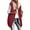 #356-Red, variant on Ounisa Long Puffer Vest Women Sleeveless Hooded Puffer Jacket Lightweight Quilted Jackets Winter Warm Zip Up Coat Outerwear