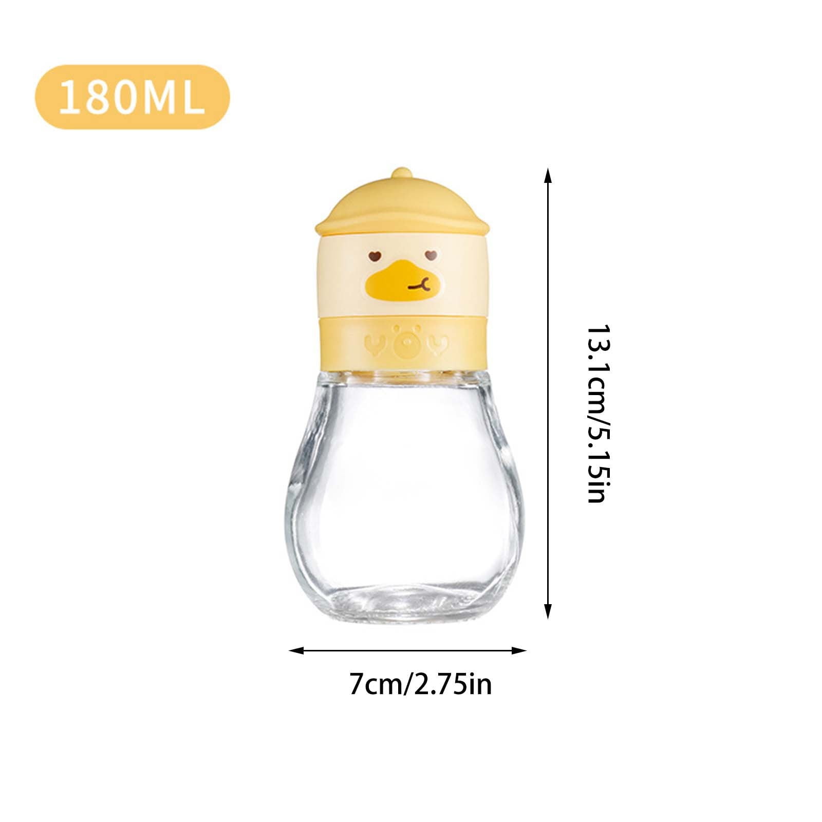 Lunxisen 2 Pcs Pepper Grinder Manual Salt and Pepper Mill Set Kitchen Seasoning Bottle Adjustable Coarseness Fresh Grinding Spice Shaker(180ml)