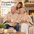 thumbnail image 2 of Heated Shawl Wraps for Women USB Wearable Blanket 2027 Upgraded Portable Usb Heated Blanket Shawl With 3 Heat Settings & Fast Heating, Home Outdoor Office Use, A Great Choice For Parents(Beige), 2 of 12