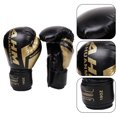 thumbnail image 2 of Yibooy Muay Thai Competition Gloves PU Leather Sponge Boxing Gloves (10oz Black), 2 of 7