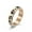 Gold, variant on 6MM Gold/Silver/Black Spinner Band Titanium Steel Men Women Heart Ring Size 5-12