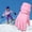 Pink, variant on Kid Girls Boys Gloves, Winter Waterproof Windproof Warm Ski Gloves for Toddler Child Orange (1-11T)