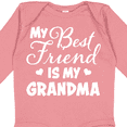 thumbnail image 4 of Inktastic My Best Friend is My Grandma with Hearts Boys or Girls Long Sleeve Baby Bodysuit, 4 of 5