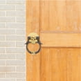 thumbnail image 4 of HAMPPLIES 1Set Door Knocker Zinc Alloy Security Knocker Minimalist European Style Entrance Decoration, 4 of 6