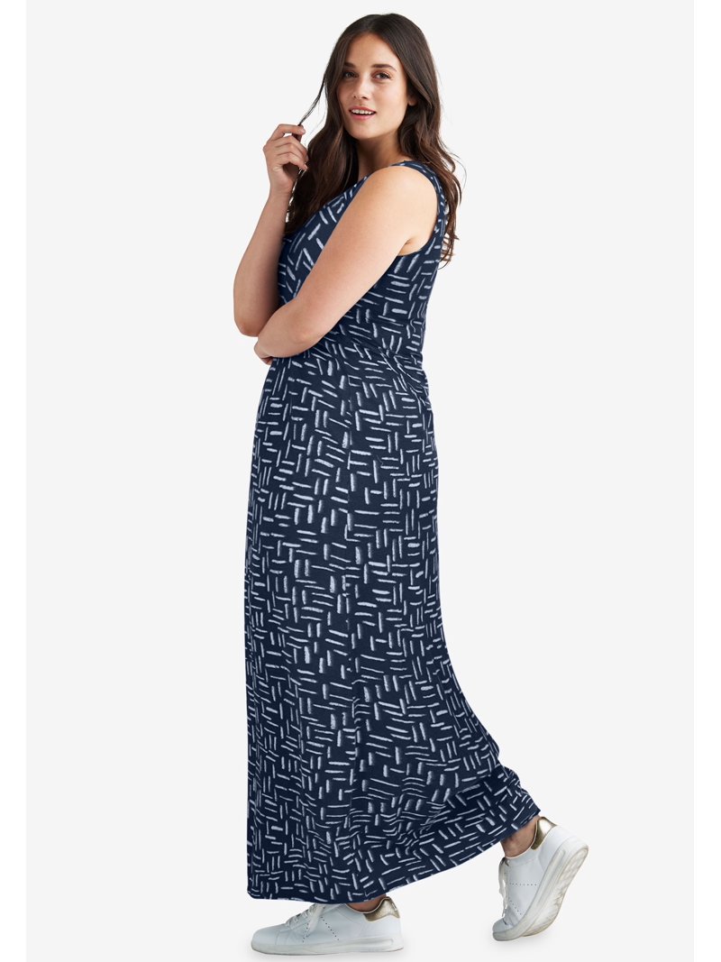 chinese dress ladies Ellos Women's Plus Size Gauze Maxi Dress main image 0