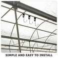 thumbnail image 3 of HAMPPLIES 50Pcs String Hangers for Greenhouse Accessories with S-Shaped Hook Silver, 3 of 8
