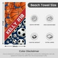 thumbnail image 4 of Personalized Beach Towel for Kids & Adults with Name 400GSM Custom 100% Microfiber Pool Towel Ultra Absorbent Super Soft Towels Personalized Gift for Women Men, 4 of 8