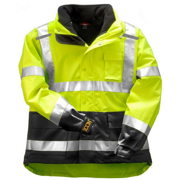 Tingley Rain Jacket,Class 3, Type P,Ylw/Grn,S J24172