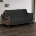 thumbnail image 3 of Cover Bonanza Indoor Sofa Slipcover, 68 x 21 x 25 inch, Black/Charcoal, 3 of 9