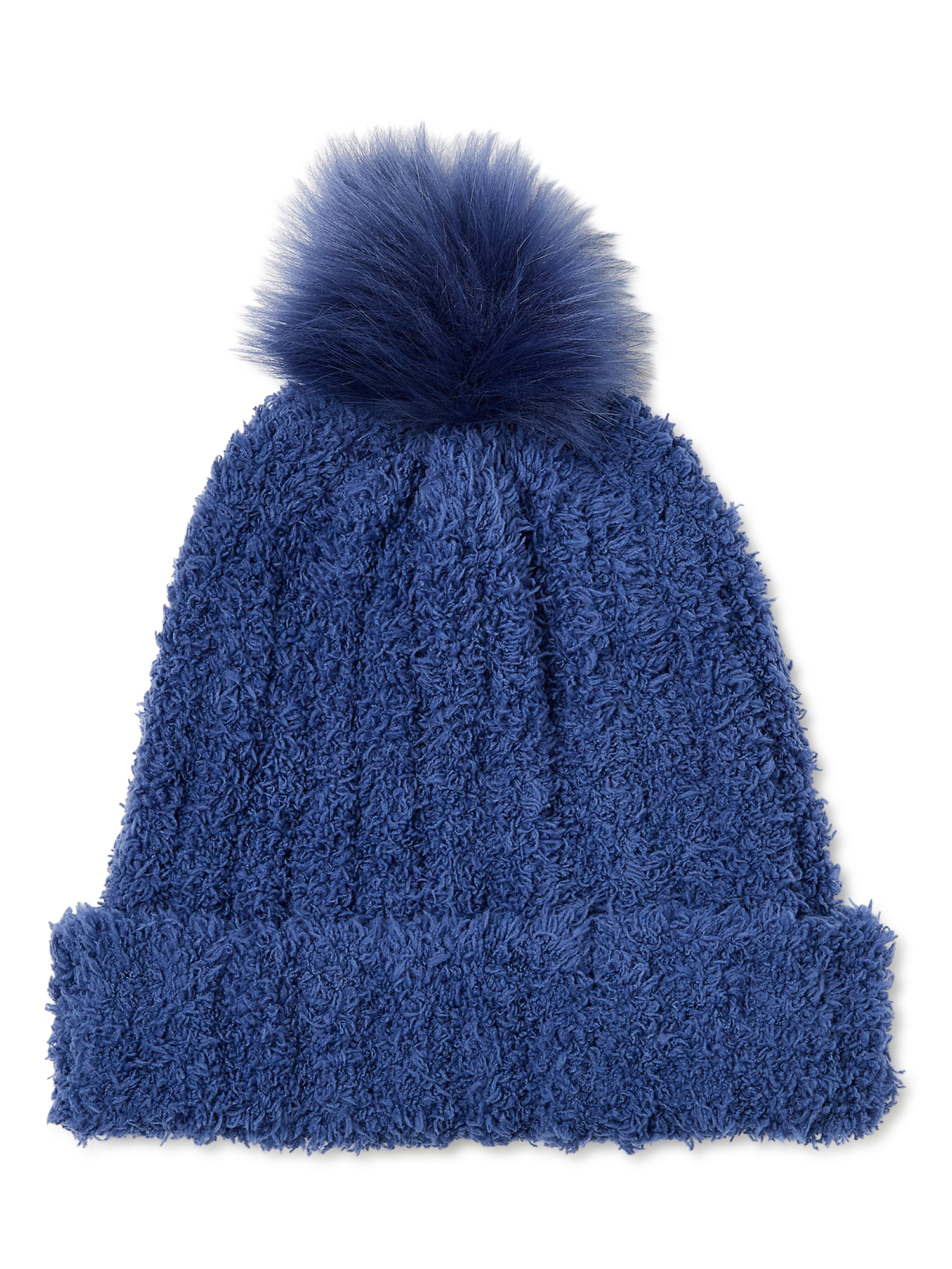 Time and Tru Womens Cozy Pom Beanie
