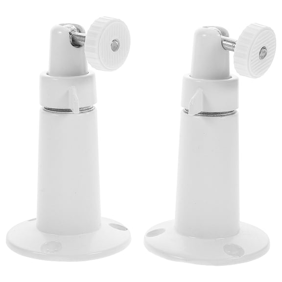 FRCOLOR 2pcs Security Camera Wall Mount Adjustable Indoor Camera Mount Bracket Universal Camera Wall Holder for Security Camera