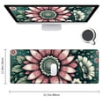 thumbnail image 2 of nygtbtfer  Upgraded Mouse Pad Gaming Mouse Pads Non-Slip Rubber Base Mousepad Rectangular Mouse Mat for Desktop Computer Laptop Gaming Office &amp; Home Retro Flowers 31.5x11.8 in, 2 of 6