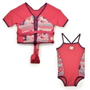 Angle View: Girls' Deluxe 2-Piece Swim Trainer