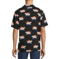 thumbnail image 5 of No Boundaries Men's and Big Men's Printed Shirt with Short Sleeves, 5 of 5