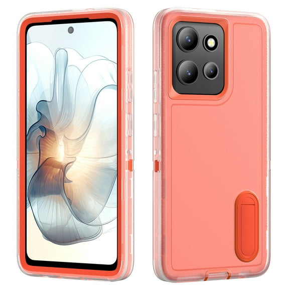 TECH CIRCLE for Motorola Moto G Power 2025 Hybrid Case with KickStand,Heavy Duty Protection Shockproof/Dustproof/Drop Proof Anti-Scratch Slim Protective Durable Case Hard Cover for Women Men,M