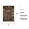 thumbnail image 2 of Mahakala - The Great Black Protector of Buddha - Tantric Deity - Vintage Tibetan Thangka Buddhist Painting - Fine Art Matte Paper Print (Unframed) 24x32in, 2 of 4