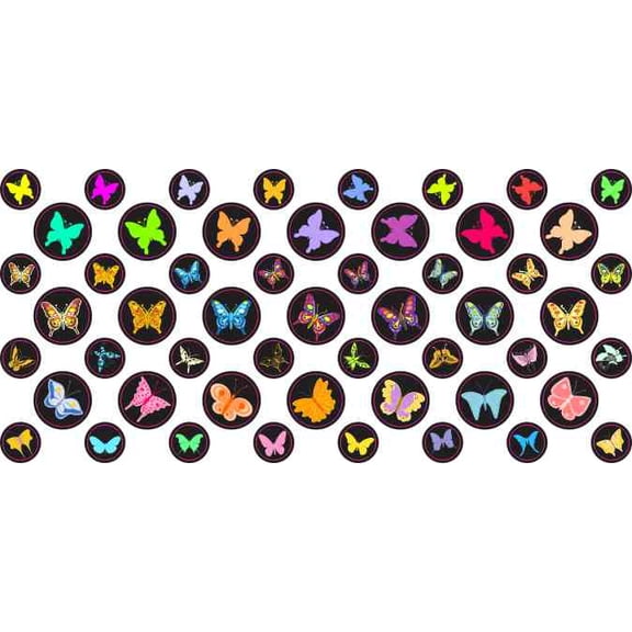 StickerTalk, Butterfly Camera Dots Webcam Covers, 1 sheet of 53 stickers, 32 0.25 in. dia., 21 0.375 in. dia.