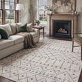thumbnail image 4 of GENIMO 8'x10' Area Rug for Living Room, Washable Non Slip Soft Vintage Boho Rug for Bedroom Dining Room Home Office, Dusty Blue, 4 of 7