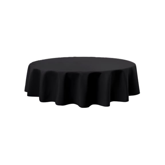 Dining Room Tablecloth, Concise Polyester Waterproof Round Tablecloth 152cm, Small Round Tablecloth for Living Room Gatherings, Solid-Color, Easy Care
