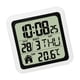 thumbnail image 4 of Reloj de pared con termómetro digital para cocina, pantalla digital grande, pantalla de temperatura versátil, fácil de instalar, resistente al agua, 4 of 8