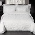 thumbnail image 1 of SUSSEX PARK BEDSPREADS QUEEN WHITE, 1 of 1
