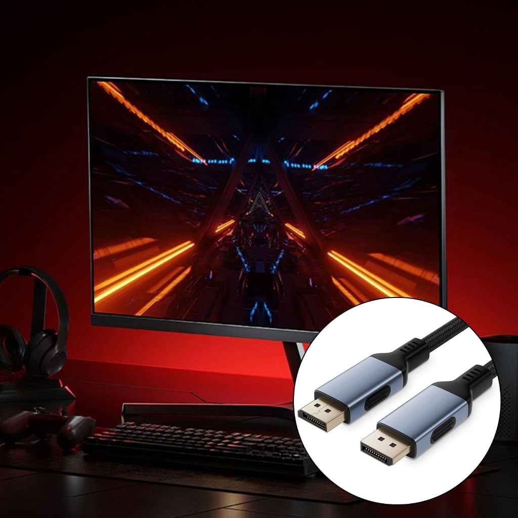 Zeiwohndc Speed DisplayPort 2.1 Cable for HiFi Graphics and Immersive Displays