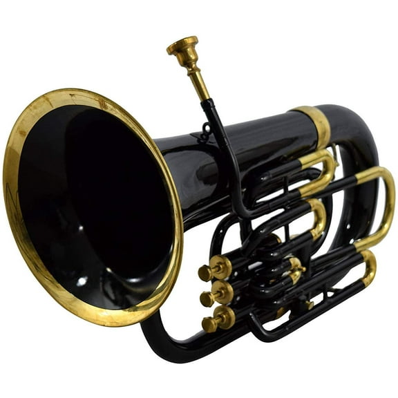NauticalMart Bb Euphonium Black 4 Valve